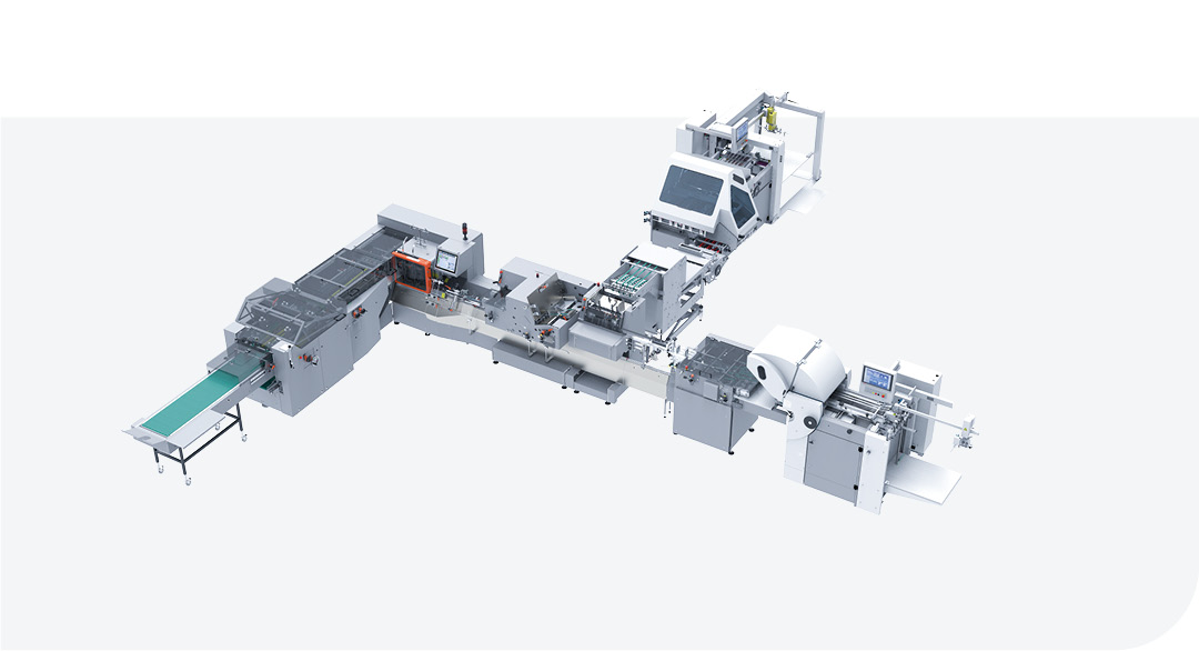 2. Core + Saddlestitcher +  Crossfolding + Fold Stitcher + Digital (sheets)