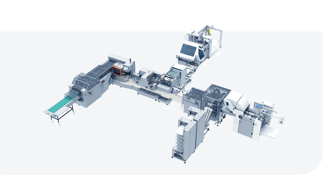 1. Basis + Sammelhefter +  Kreuzbruch + Turm + Falzhefter + Digital (Bogen)